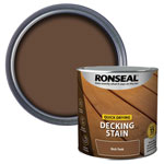 Ronseal 39080 Quick Drying Decking Stain Rich Teak 2.5 litre