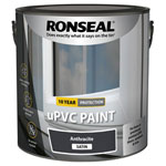 Ronseal 39401 uPVC Paint Anthracite Satin 2.5 litre