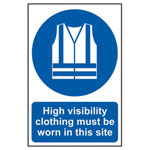 Scan 4007 High Visibility Jackets Must Be Worn In This Site - PVC Sign 200x300mm