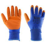 Scan W2101 Thermal Waterproof Latex Coated Gloves - M (Size 8)