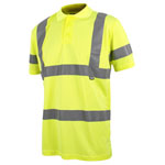 Scan SFTE04 Hi-Vis Polo Shirt Yellow - M (40in)