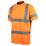 Scan SFTE04-O Hi-Vis Polo Shirt Orange - XXL (50in)
