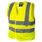 Scan SFCV01 Hi-Vis Waistcoat Yellow - Child 10-13