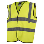 Scan UC801 Hi-Vis Waistcoat Yellow - XXXL (56in)