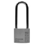 Scan ZB111-38L Stainless Steel Padlock 38mm Long Shackle