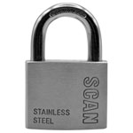 Scan ZB111-50 Stainless Steel Padlock 50mm