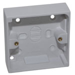SMJ PPPT19SG Pattress Box Single 19mm Trade Pack