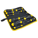 Stanley 2-65-014W CUSHION GRIP™ Screwdriver Set in Wallet, 10 Piece