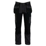 Stanley STW40057-014 Dixon Slim Fit Trousers GreyBlack Waist 34" Leg R