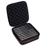 Starrett KBPSK09 SDS Plus 2 Point Drill Bit Set, 9 Piece