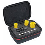 Starrett KFC03051 KFC03051 Kwik-Change Electrician's Holesaw Kit, 8 Piece