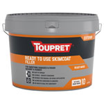 Toupret TTEGFAP10SOGB Ready to use Skimcoat Filler 10kg