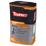 Toupret TTTHR15GB Exterior Masonry Repair Filler 15kg