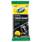 Turtle Wax 54074 Fresh Shine Matt Wipes, Citrus (Pack of 24)