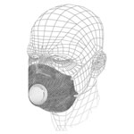 Vitrex S40810 Premium Paint & Odour Respirator P1 (Pack 3)