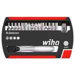 Wiha 36951 XLSelector Ratchet Bit Set, 17 Piece