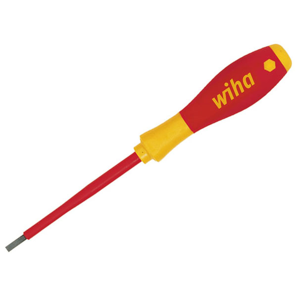Wiha 39560 SoftFinish® electric slimFix Screwdriver Slotted 4.0 x ...
