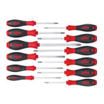 Wiha 41002 SoftFinish® Screwdriver Set, 12 Piece