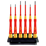 Wiha 42989 PicoFinish® SL/PH Fine VDE Screwdriver Set, 7 Piece