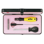 Wiha 43898 TorqueVario®-S ESD Screwdriver Set, 14 Piece (inc. Case)