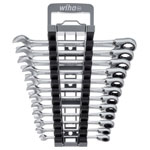 Wiha 44661 Ring Ratchet Spanner Set, 12 Piece