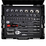 Wiha 44685 1/4in & 1/2in Nut Driver & Bit Set, 60 Piece (inc. Case)