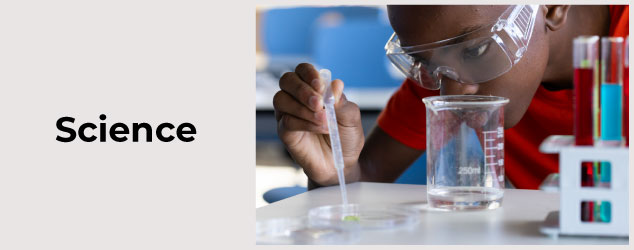 Science - Student doing an experiment