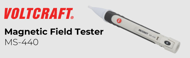 Voltcraft magnetic field tester