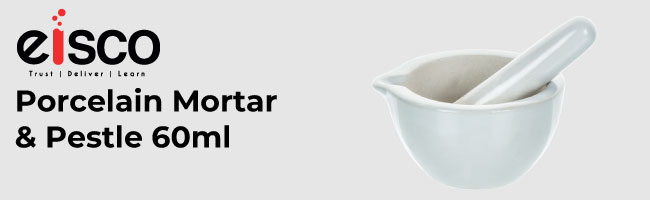 Porcelain Mortar & Pestle 60ml