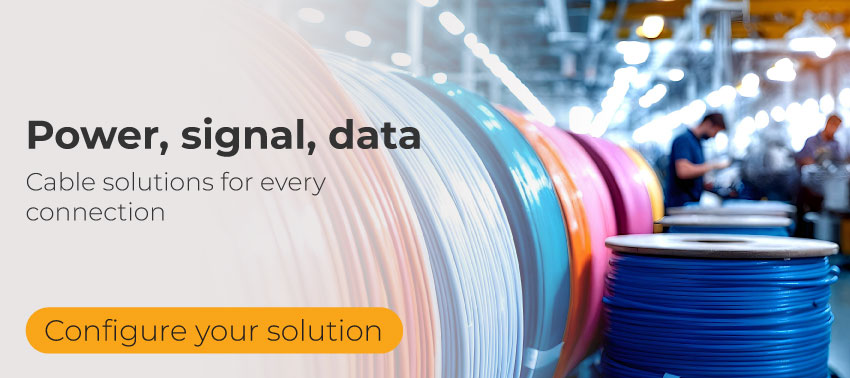Power, signal, data. Cable solutions for every connection