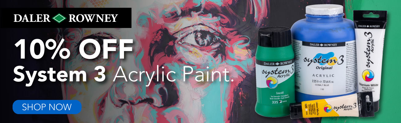 10 percent off Daler Rowney