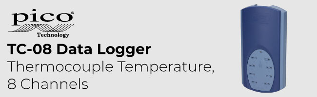 Pico TC-08 Thermocouple Temperature Data Logger, 8 Channels