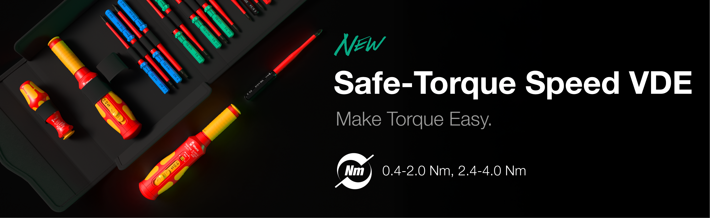 Wera safe-torque speed control cab set