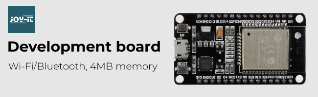 Joy-it Development board, Wi-Fi/Bluetooth, 4MB memory
