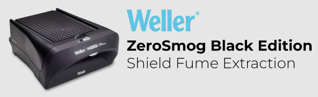 Weller FT91019190 ZeroSmog Shield Fume Extraction "Black Edition"