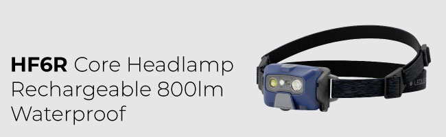 Ledlenser 502966 HF6R Core Headlamp Rechargeable 800lm Waterproof