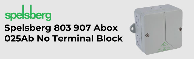 Spelsberg 803 907 Abox 025Ab No Terminal Block