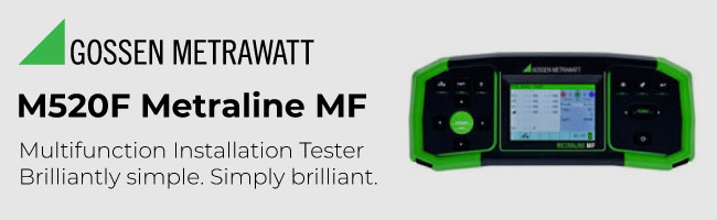 Gossen Metrawatt M520F METRALINE MF Electrical Tester IP40 CAT III 600V