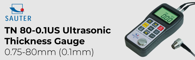 Sauter TN 80-0.1US Ultrasonic Thickness Gauge