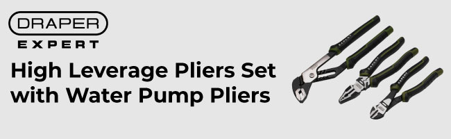 3 piece plier set with water pump pliers