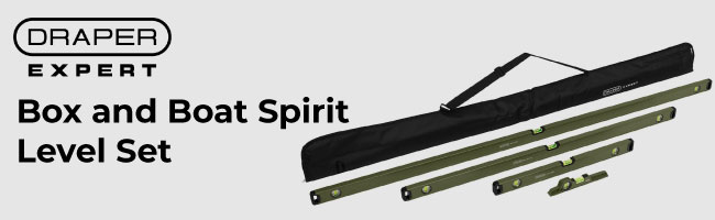 Box and Boat Spirit Level Set (4 Piece)