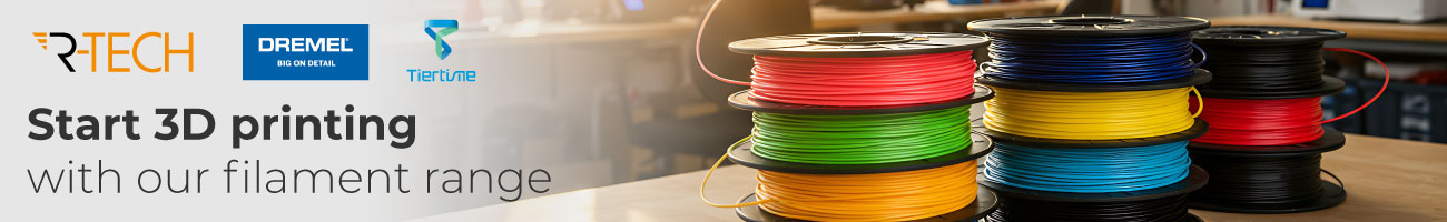Start 3D printing with our filament range