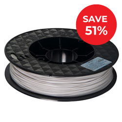 UP 500g Spool of Pompeii Grey PLA Filament Material Pack of 2 