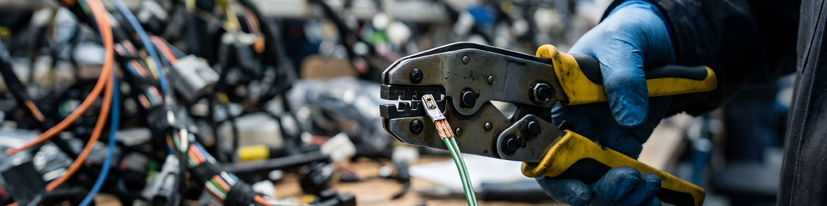 Crimping, cutting and stripping tools