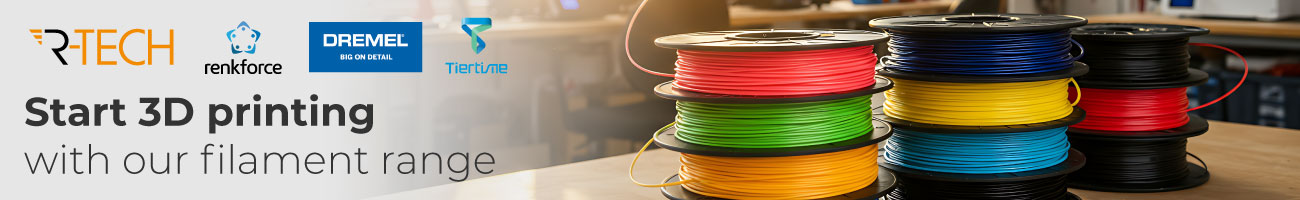 Introducing our R-TECH 3D printer filament range