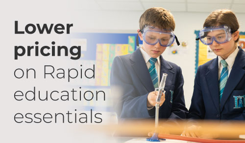 Lower pricing on Rapid education essentials