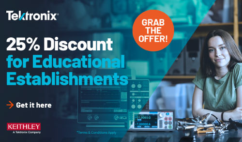 25% off Tektronix and Keithley at Rapid Electronics