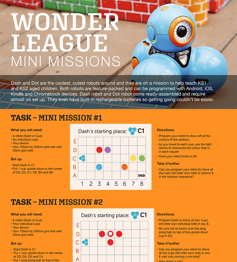 Dash & Dot Mini Missions Project