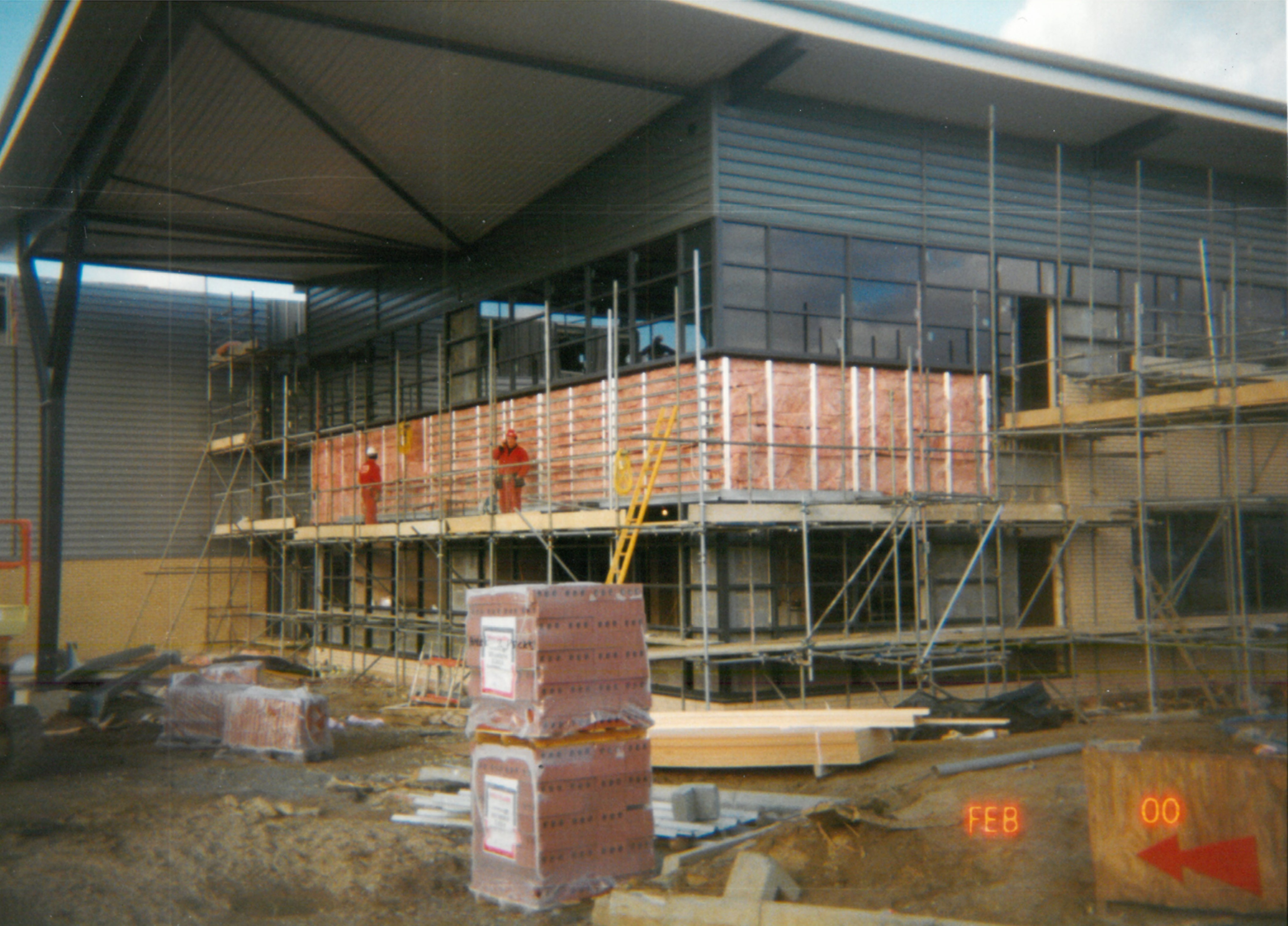 Severalls Lane during building