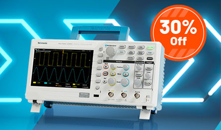 30% off Tektronix TBS1000C Oscilloscopes